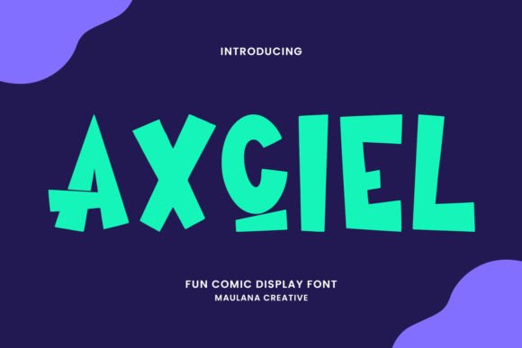 Axciel Font Review: A Playful Display Typeface for Joyful Branding