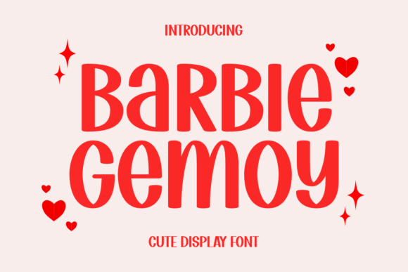 Barbie Gemoy: A Display Font That Brings Handmade Products to Life