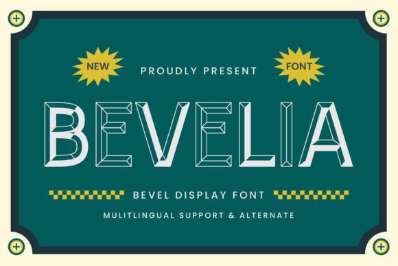 Bevelia: A Display Font Built for Real Design Work