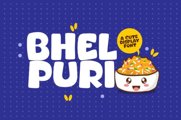 Bhel Puri Display Font: Cute Personality for Modern Editorial Design