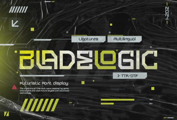 Blade Logic Font Review: A Cyberpunk Display Typeface for Campaigns