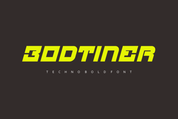 Bodtiner: A Modern Display Font for Campaigns That Stick