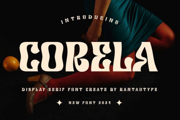 Corela: A Psychedelic Display Font for Editorial Storytelling