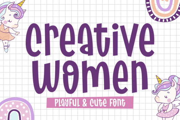 Creative Women: A Display Font for Editorial Storytelling