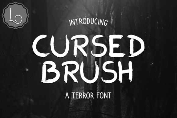 Cursed Brush Font: A Display Typeface for Bold Editorial Design