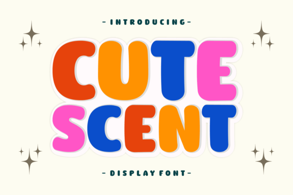 Cute Scent Font: A Designer's Take on This Groovy Display Typeface