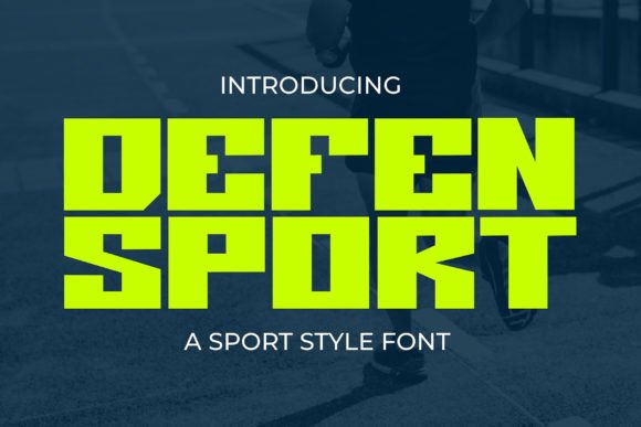 Defen Sport: A Bold Display Font That Energizes Web Layouts