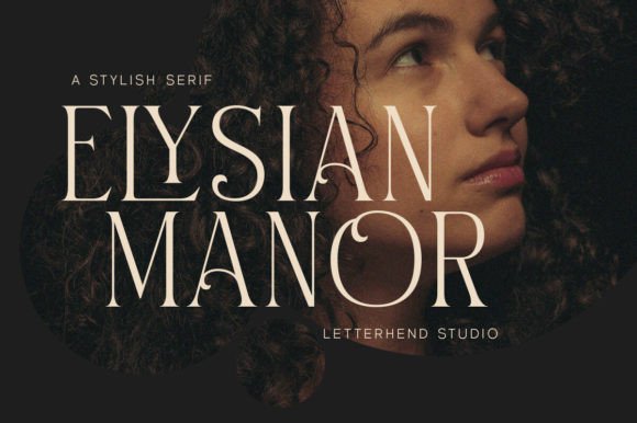 Elysian Manor: A Premium Ligature Serif for Handmade Products