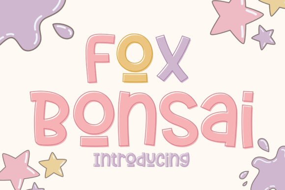Fox Bonsai: A Playful Display Font for Small Business Branding