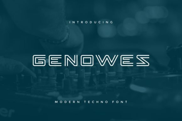 Genowes Font: A Bold, Modern Typeface for Handmade Products