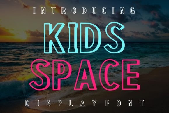 Kids Space: A Display Font That Brings Warmth to Editorial Design