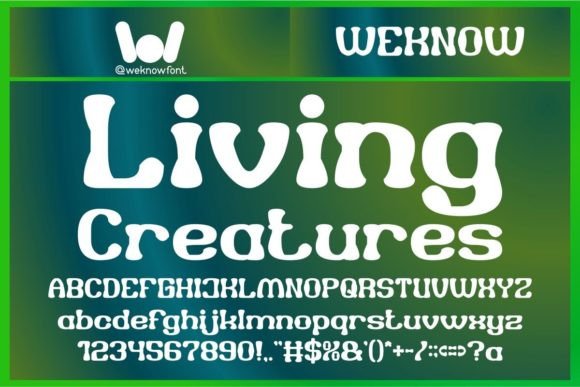 Living Creatures: A Prehistoric Display Font for Modern Branding