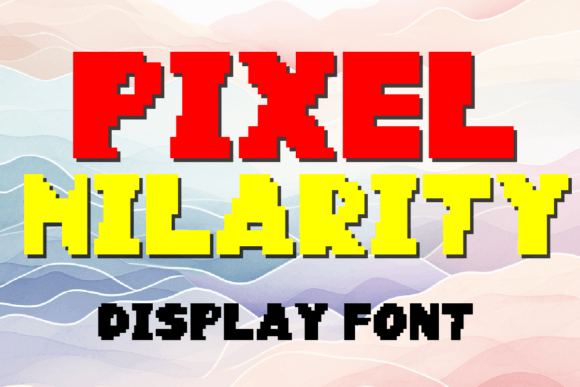 Pixel Hilarity: A Playful Display Font for Small Business Branding