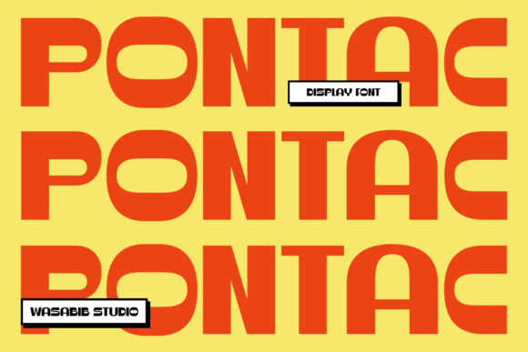 Pontac: A Bold Display Typeface for Digital Design