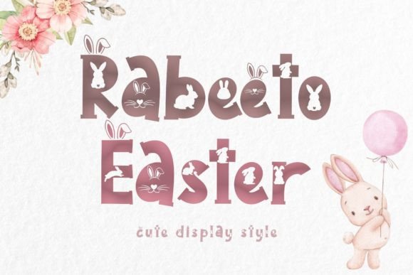 Rabeeto Easter: A Playful Display Font for Charming Digital Designs