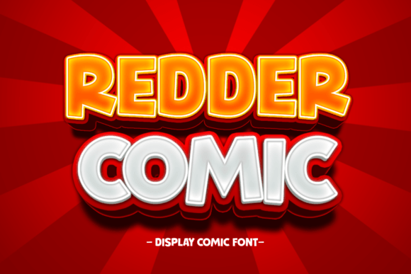 Redder Comic: A Display Font That Brings Playful Energy to Editorial Design