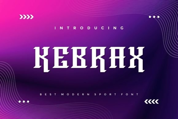 Testing Kebrax: A Modern Display Font for Real Branding Work